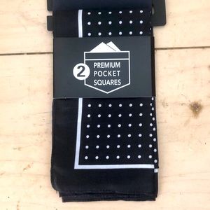 Set of 2 premium pocket square